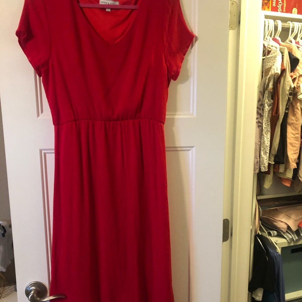 Red dress